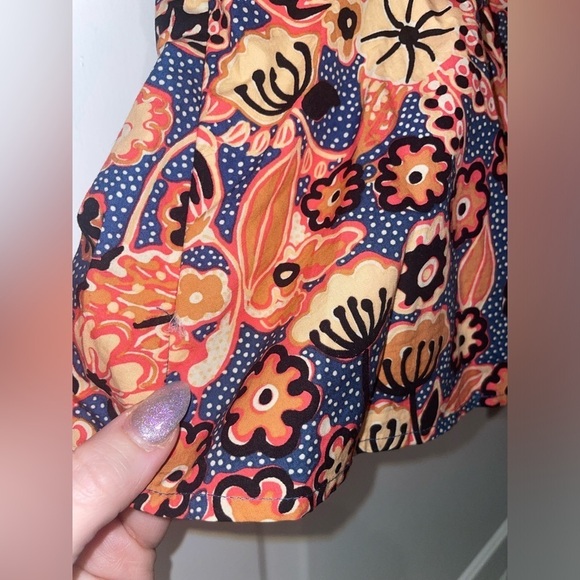 A.L.C Chandler Floral Sweetheart neckline & Puff Sleeve Floral Top 💕 size 2 - Picture 13 of 14